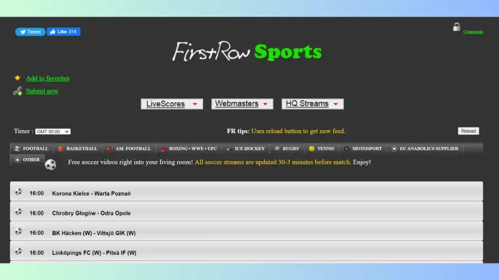 FirstRow Sports - Watch Boxing Online